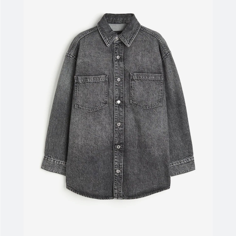 H&M Denim Button-Up Shirt